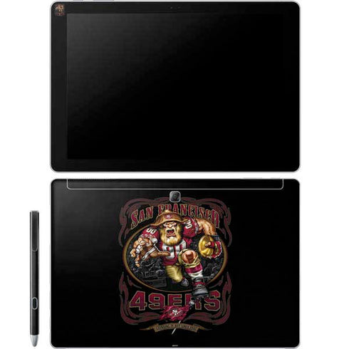 Liquid Blue NFL San Francisco 49ers Running Back Galaxy Book 12in Skin